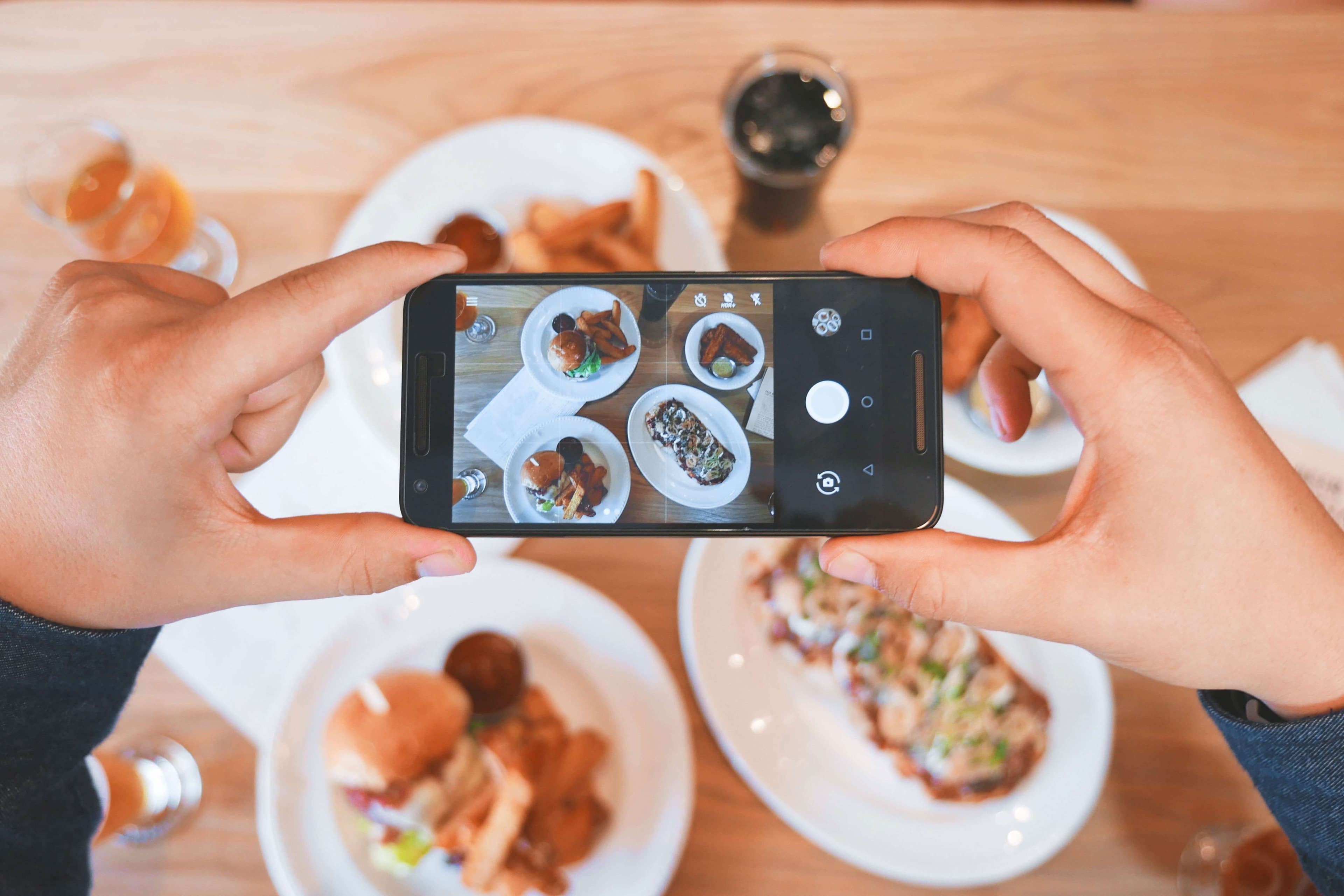 iphone capturing brunch