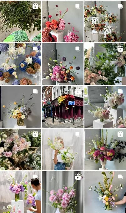Your London Florist Instagram feed