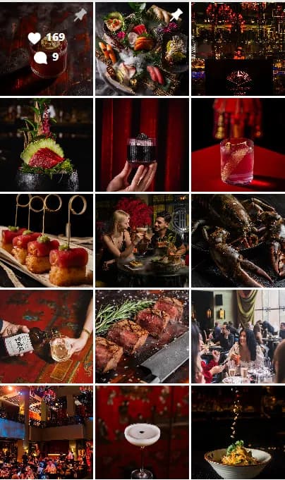 Buddha-Bar London Instagram feed managed by One of One Group