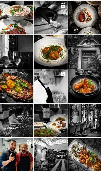 Inamo restaurant Instagram feed managed by One of One Group
