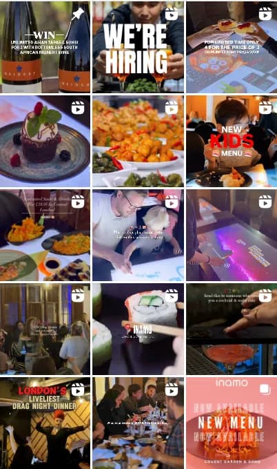 Deraliye London Instagram feed managed by One of One Group